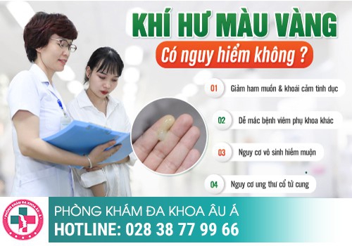 KHÍ HƯ MÀU VÀNG RA NHIỀU CÓ NGUY HIỂM KHÔNG?